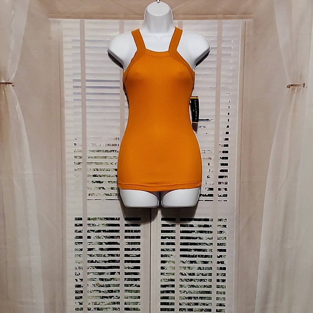 London Polo orange tank top